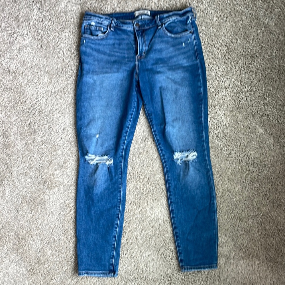 Abercrombie & Fitch super skinny mid rise jeans